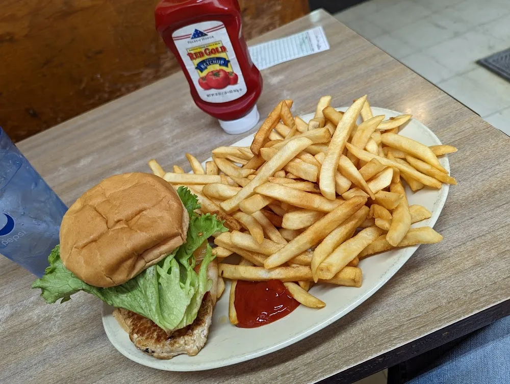 Fries and Ribeye Sandwich