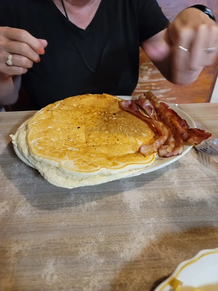 Pancake with Side of Bacon